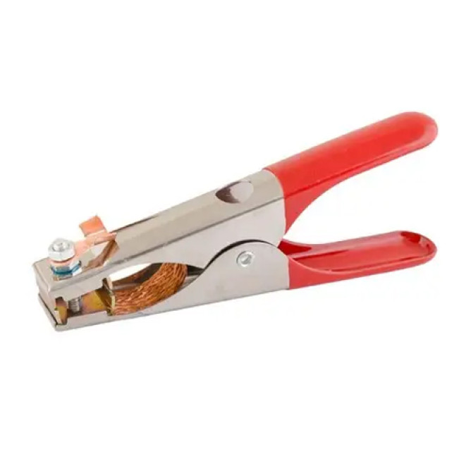 Затискач маси зварювальний Holland type 300А, гумова ручка