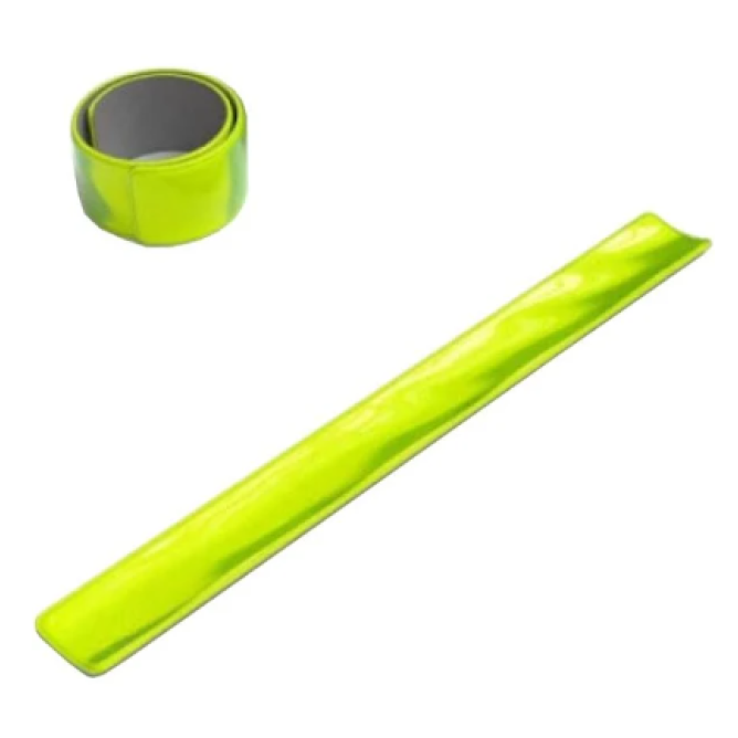 Браслет неоновый дорожный светоотражающий 30см фликер