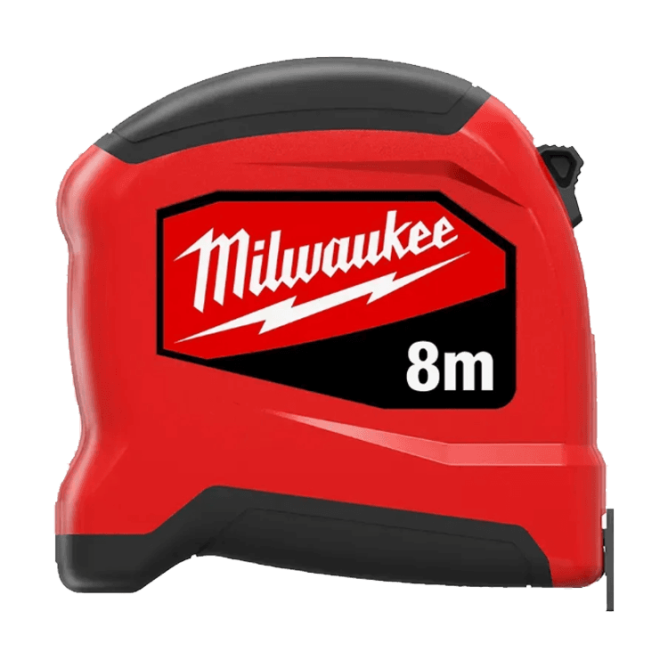 Рулетка строительная 8 м х 25 мм Milwaukee Slimline Gen 2 (4932498785)