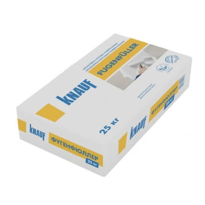 Шпаклівка гіпсова для заповнення швів Knauf Fugenfuller (Фугенфюллер) Кнауф 25 кг