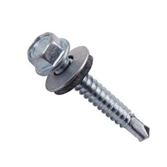 Саморіз покрівельний 4,8х19 оцинкований (250шт)