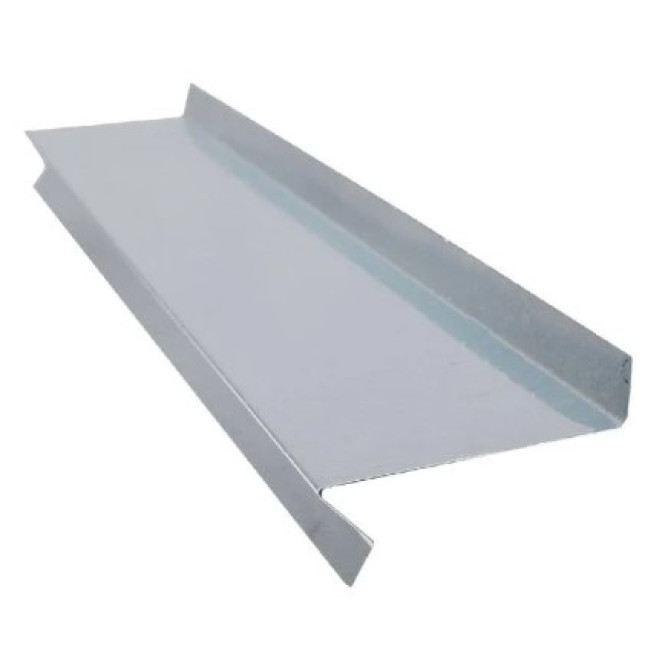 Відлив для систем теплоізоляції Оцинк, 0,35 мм (20*80*10) 2м