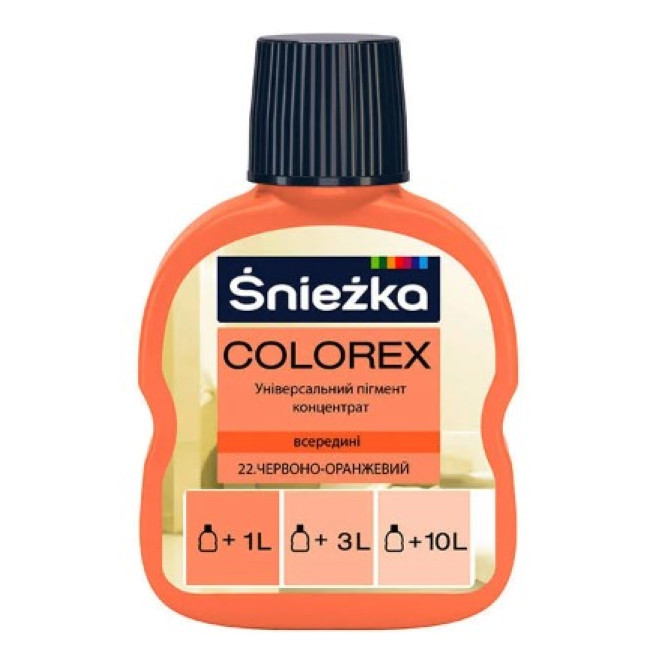 Пігмент Sniezka №22 червоно-помаранчевий (0,1л)