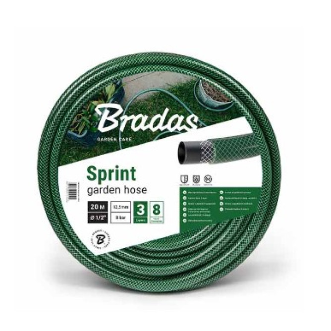 Шланг поливальний армований Брадас Спринт 1/2