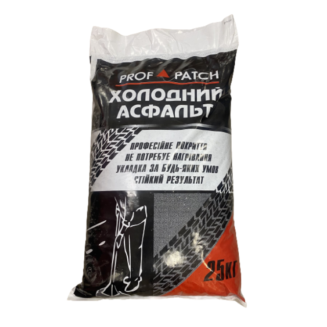 Холодний асфальт ПРОФ ПАТЧ (25 кг)