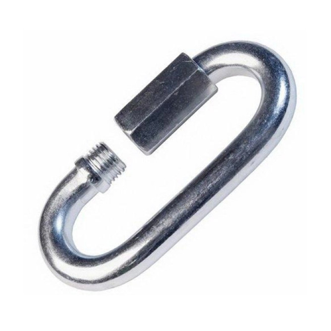 Звено закручиваемое для соединения цепей и тросов (карабин) DIN 5299 T-LU-10 Коельнер 