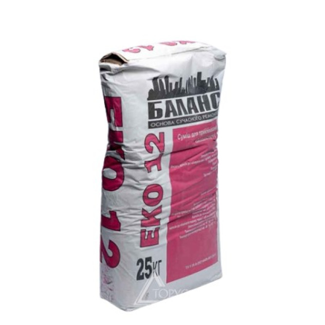 Суміш ЕКО 12 для приклеювання ППС (25кг)