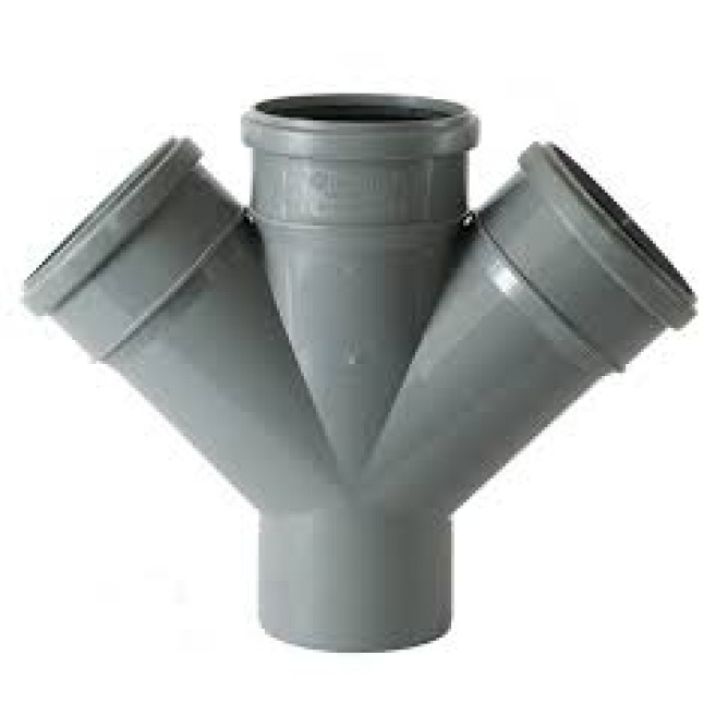 Крест канализационная 110х110х110х45°