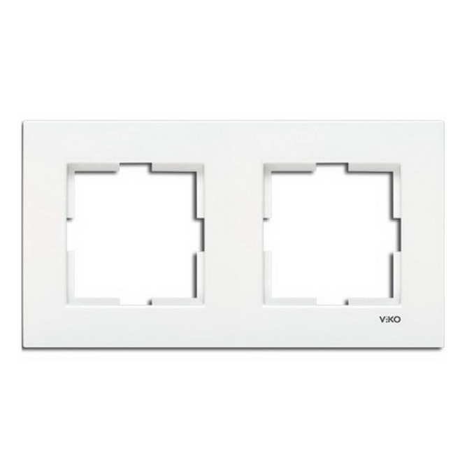 Рамка двойная Karre Белая 90960201