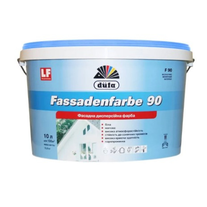Фарба фасадна акрилова Dufa Fassadenfarbe F90 (14кг)