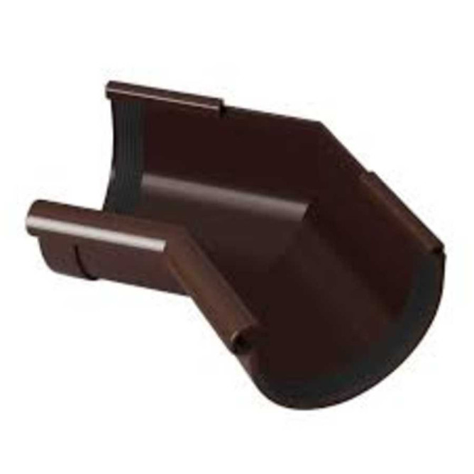 Кут ринви внутрішній 90° 130мм Rainway коричневий