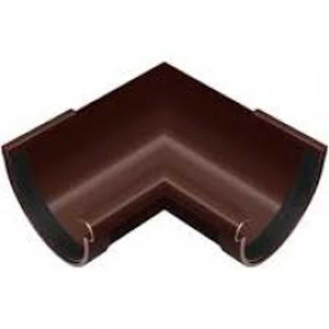 Кут ринви зовнішній 90° 90мм Rainway коричневий