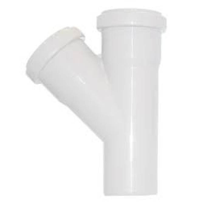 Тройник канализационный 32х45°