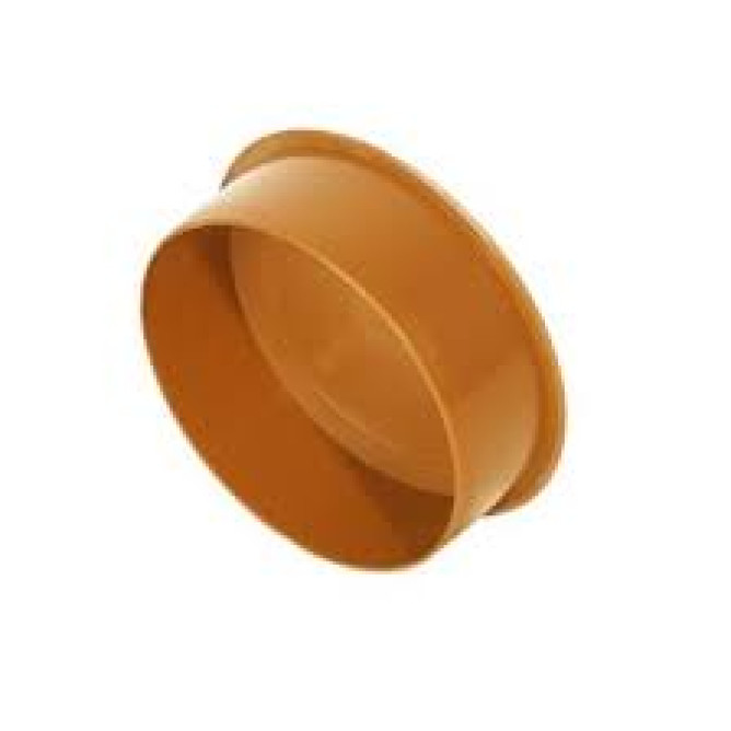 Заглушка канализационная 110 мм (рыжая)