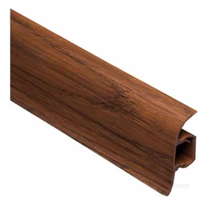 Плинтус с резинкою 2,5 м Орех 40 Тис