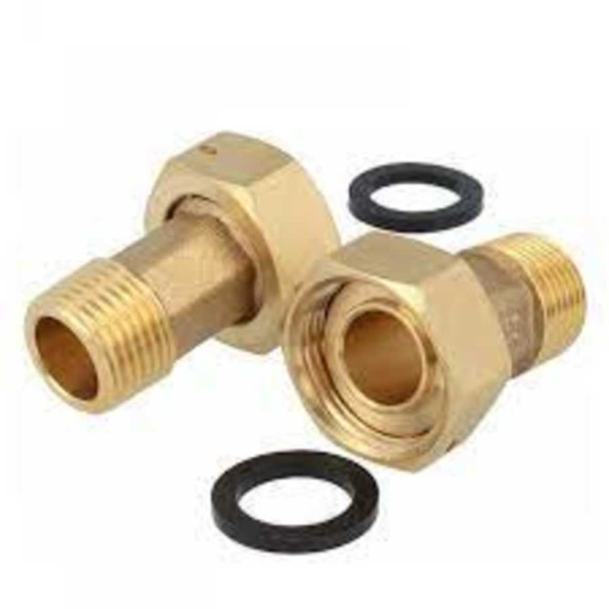 Гайка-штуцер 1/2 з прокладками (пара) для водоміру