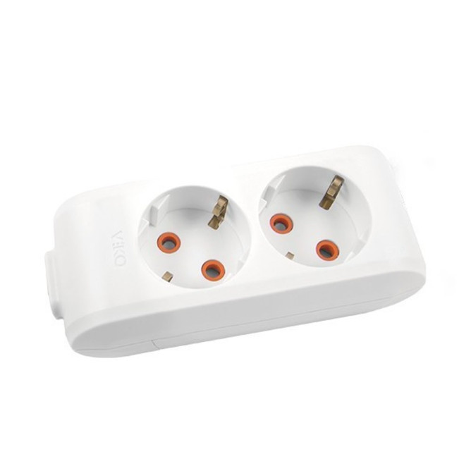 Колодка 2 гнезда с заземлением VIKO Multi-Let 90114200