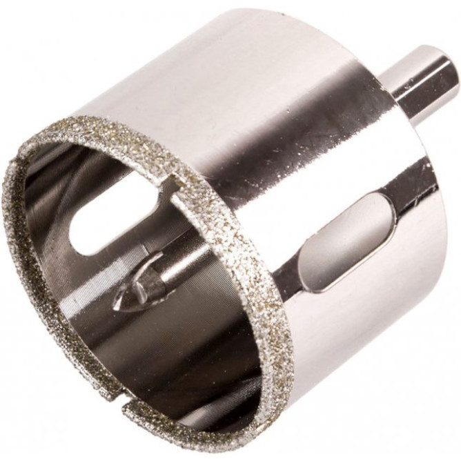 Коронка по кахлю та склу з центруючим свердлом 65 мм