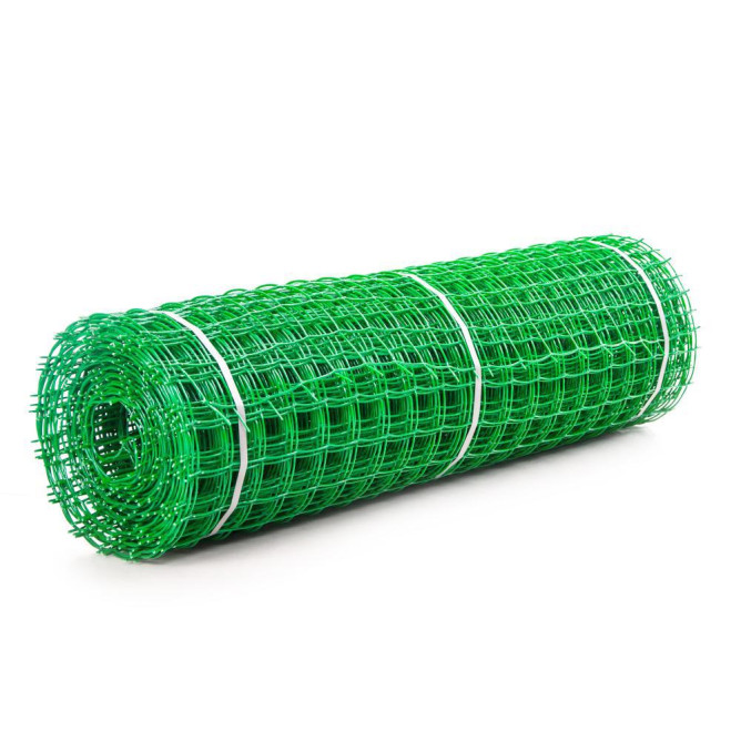 Сетка пластиковая Клевер (зеленая) квадрат 50*50 1х20м