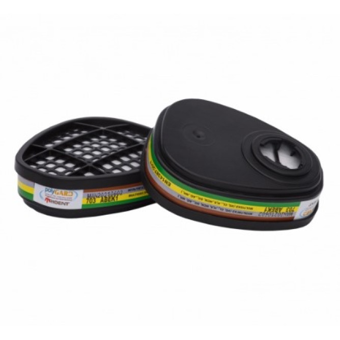 Фільтр ПОЛІГАРД ТРИДЕНТ від твердих та аерозольних частинок (2 шт)