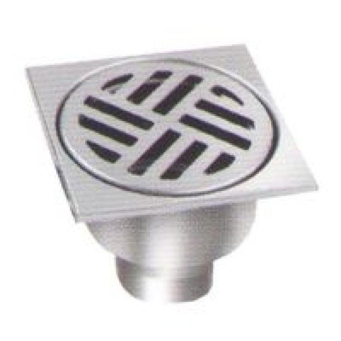 Трап для душа вертикальний 10х10х50 мм прямой