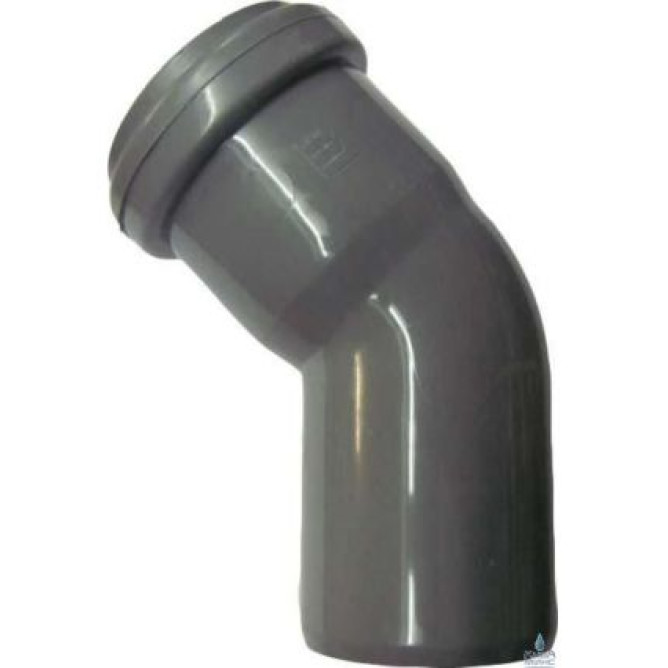 Колено канализационное 50х45°