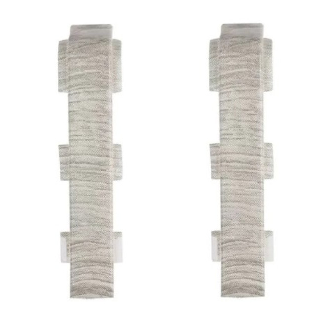 Соединитель плинтуса, Дуб светлый 24, Тис