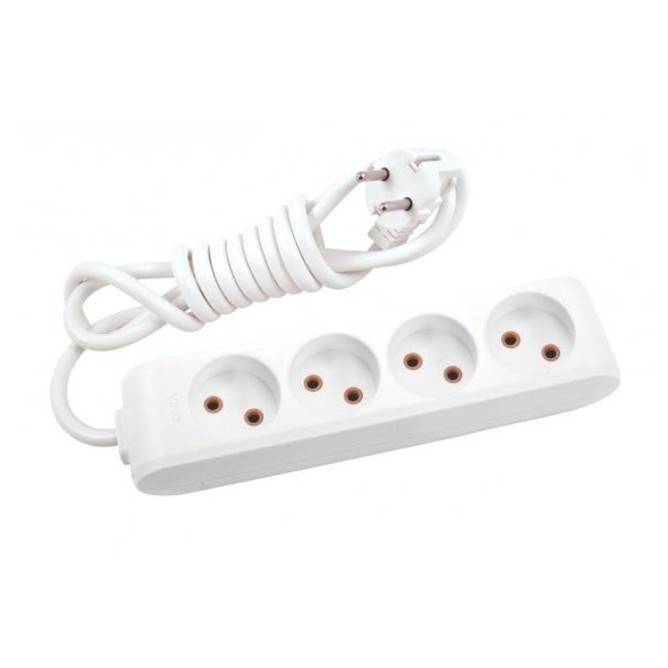 Удлинитель 4 гнезда, 3 метра, без заземления VIKO Multi-Let 90112403