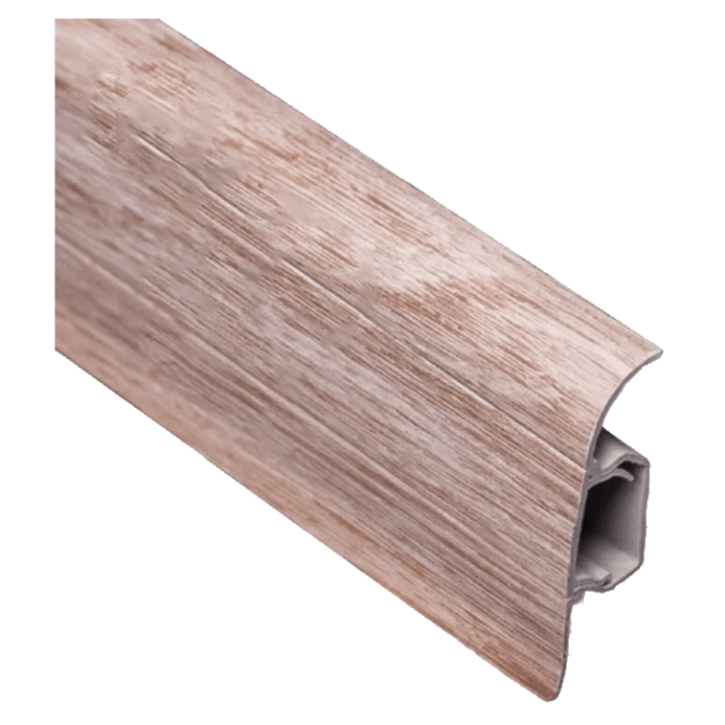 Плінтус із гумкою 2,5 м, світлий дуб 24, Тіс
