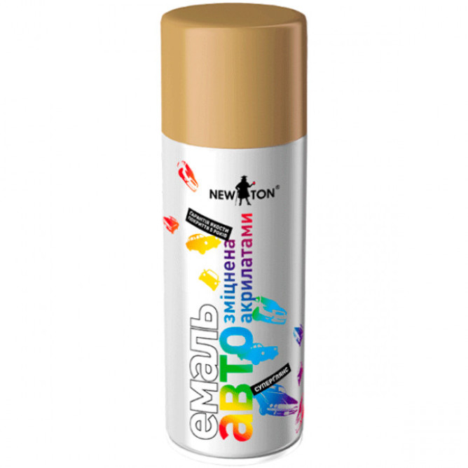 Емаль аерозольна New Ton універсальна бронза 400 мл