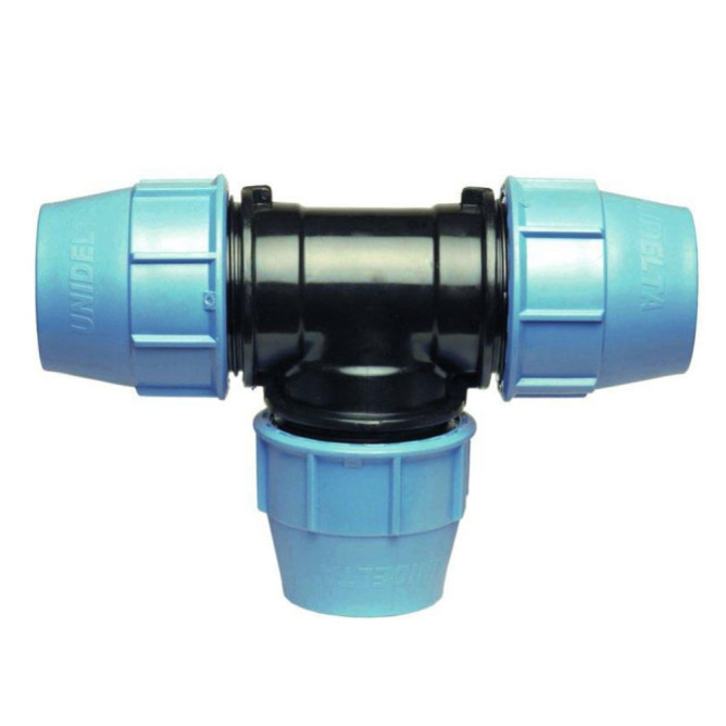 Тройник полиэтиленовый 25 мм обжимной