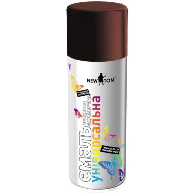 Емаль аерозольна New Ton універсальна 3005 темно-вишневий 400 мл