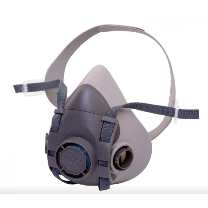 Напівмаска сіра ПОЛИГАРД ТРИДЕНТ S600M