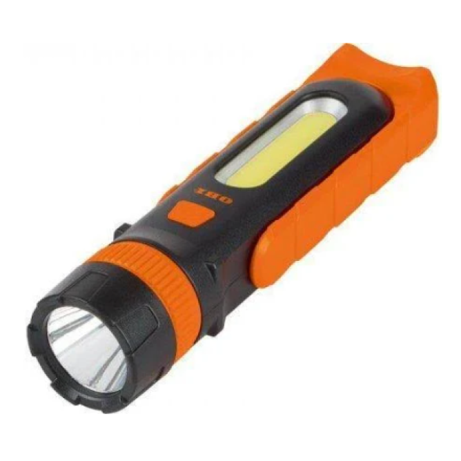 Фонарь LED 3хААА 3WCOB+3WLED  ОВИ 367611 красный