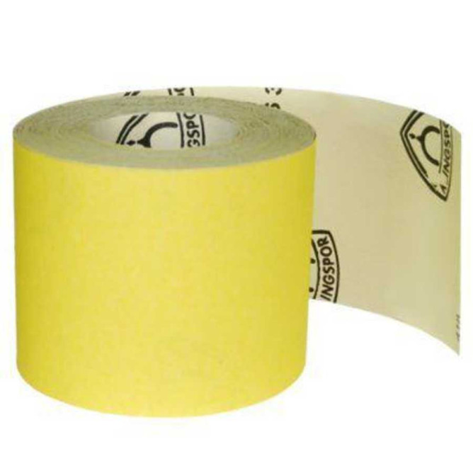 Шлифовальная шкурка на бумаге KLINGSPOR 115мм*50м Р40 желтая