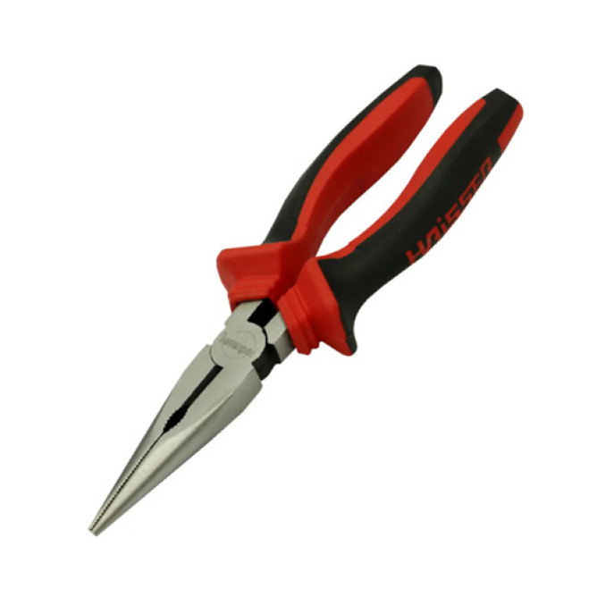 Довгогубці Cr-V 160 мм шліфовані, двокомпонентні ручки Haisser 41170