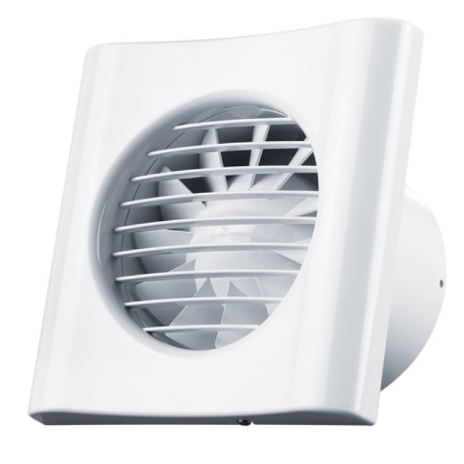 Вентилятор осевой бытовой Домовент 125 ТИША Л