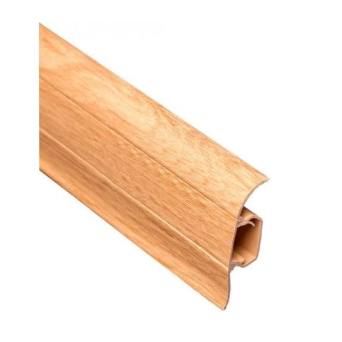 Плінтус із гумкою 2,5 м Дуб степовий 30 Тіс