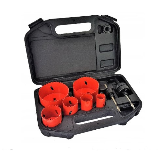 Набір пил кільцевих біметалевих YATO HSS d = 22-73 мм, 8 попер. YT-3380