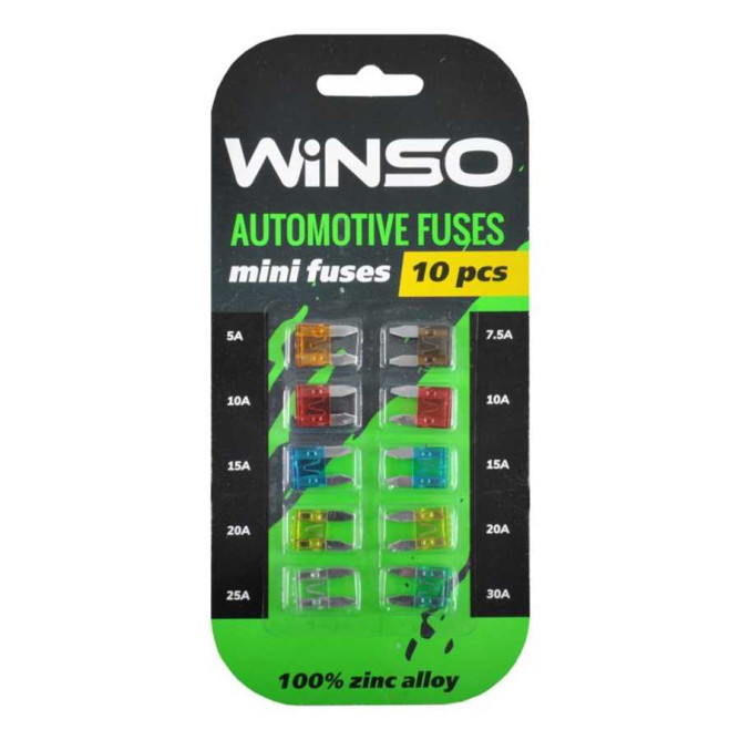 Набор предохранителей мини (10 шт)