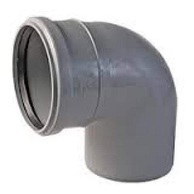 Колено канализационное 110х90°