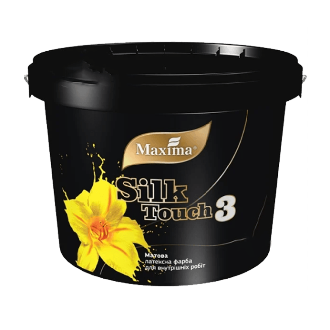 Гумова фарба матова 1,2 кг Silk Touch 3 ТМ Maxima