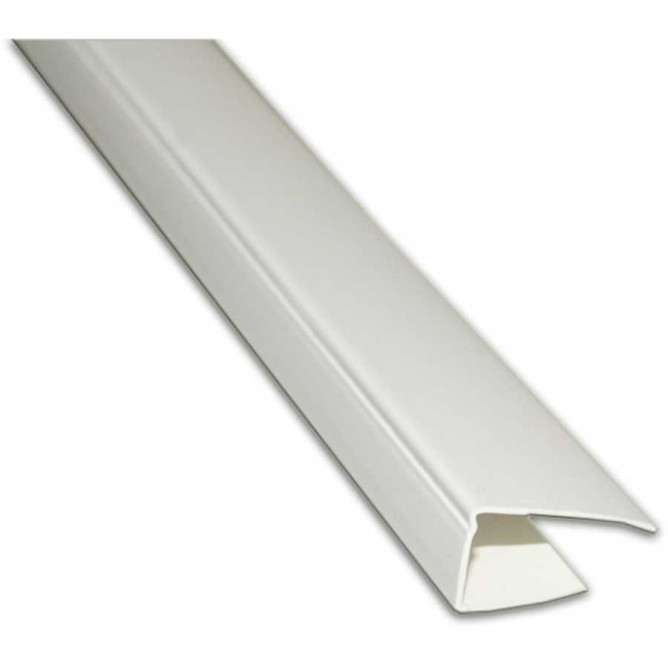 Стартовий профіль ПВХ під  пластик 8 мм 3 м