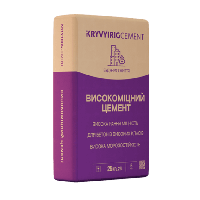 Цемент ПЦ-500 А Д20 Кр.Рог-Завод (25 кг)