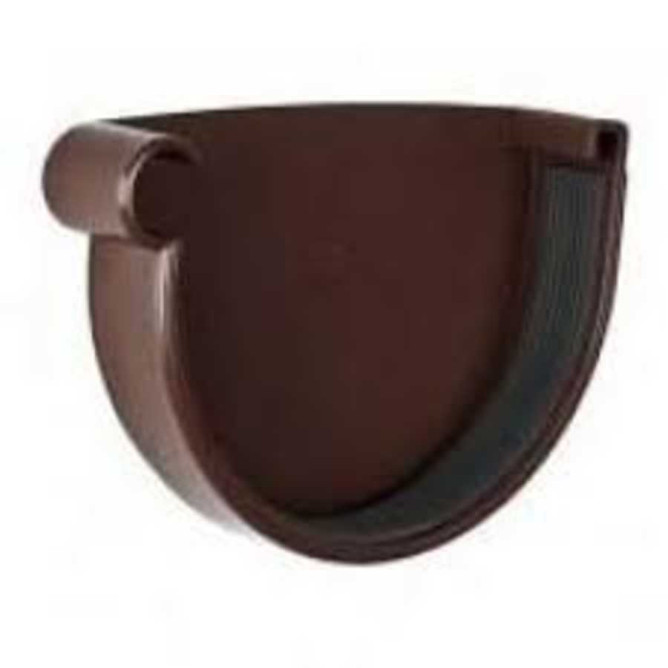 Заглушка ринви права 90 Rainway коричневий