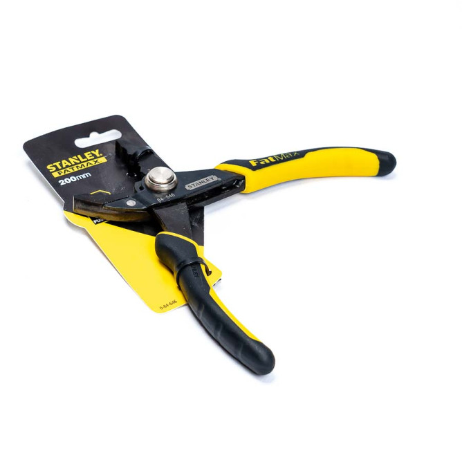 Плоскогубці переставні сантехнічні STANLEY L=200мм 0-84-646