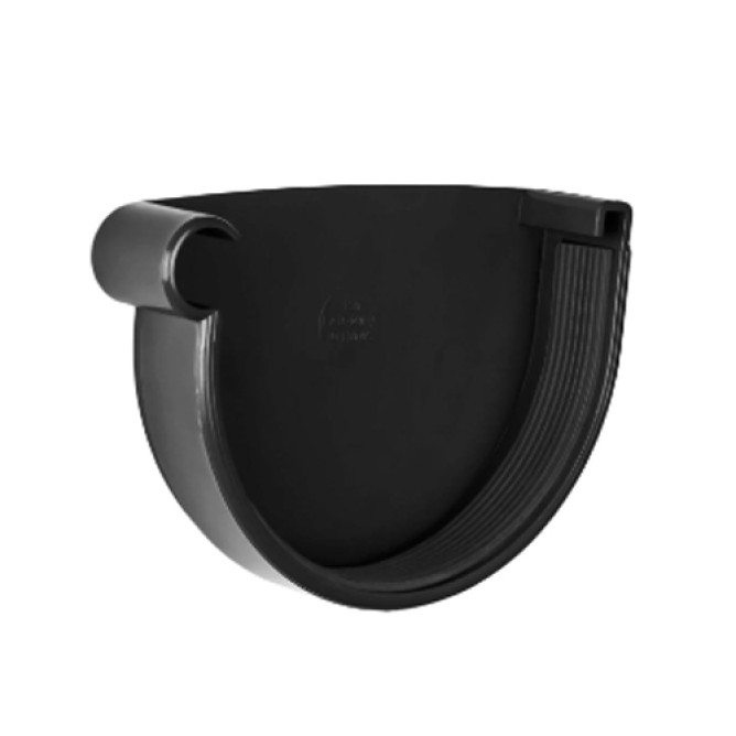 Заглушка ринви 130мм ліва Rainway графіт