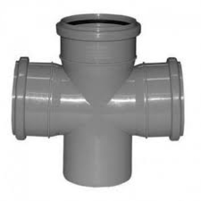 Крест канализационный 110х110х110х90°