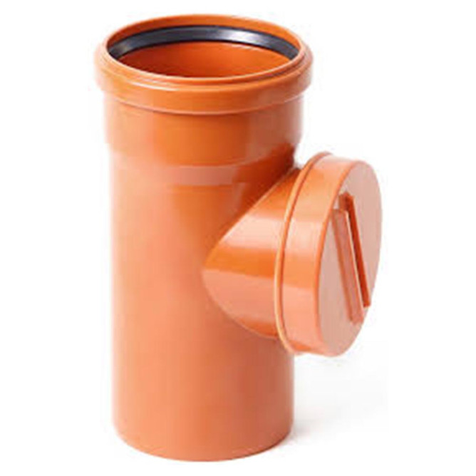 Ревизия канализационная ПВХ 110 мм (рыжая)