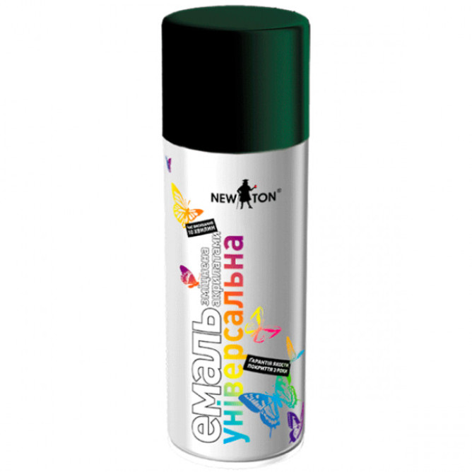 Емаль аерозольна New Ton універсальна 6005 темно-зелений 400 мл